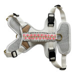 Premium padded dog harness - pink/beige - Image 2