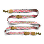 Premium Führleine - 3-fach verstellbar - 2m - Pink/Beige – Bild 2