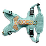 Premium Hundegeschirr Gepolstert - Mint/Orange – Bild 2