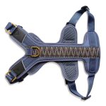 Premium Hundegeschirr Gepolstert - Blau/Grau – Bild 4
