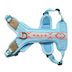 Premium Hundegeschirr Gepolstert - Coral/Blau – Bild 6