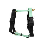 Lead harness - Outdoor FLEX - 5-way adjustable with handle - Black/Mint - Image 2