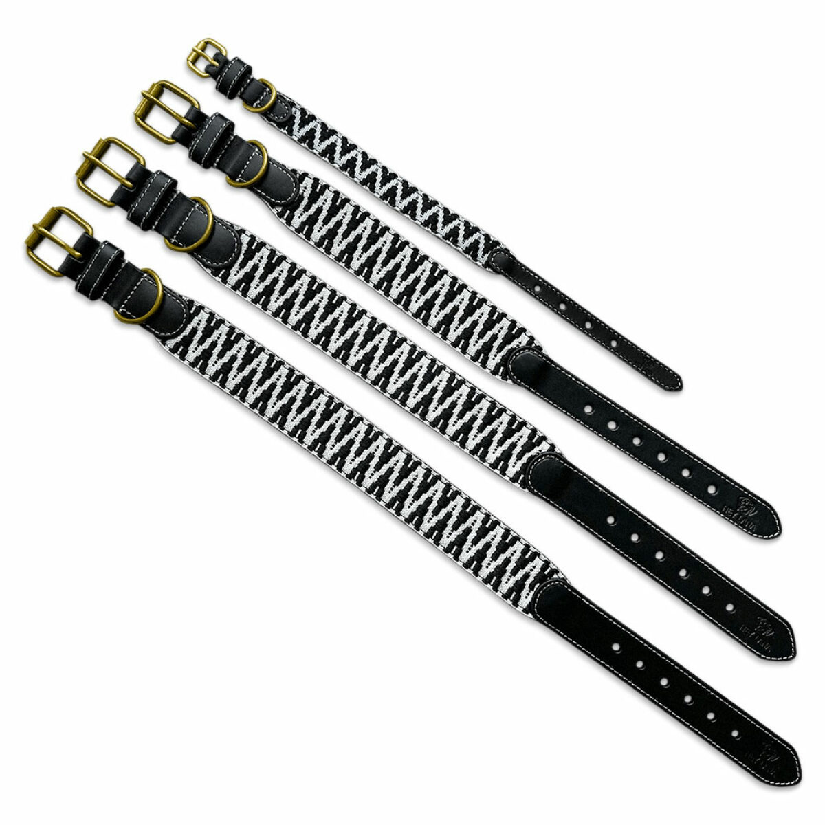 Tres Chic Halsband Schwarz/Weiß alle Größen