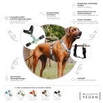 Führgeschirr - Outdoor FLEX - 5-fach verstellbar mit Haltegriff - Lemon/Seagrass – Bild 7