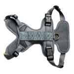 Premium padded dog harness - anthracite/ice blue - Image 3