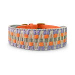 Premium Hundehalsband Gepolstert - Sunset/Eukalyptus – Bild 2