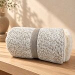 The Snuggle Cave – Premium Dog Blanket with Cave – Sand/Beige - Image 2