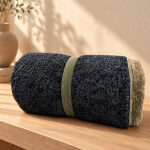 The Snuggle Cave – Premium Dog Blanket with Cave – Black/Olive - Image 2