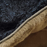The Snuggle Cave – Premium Dog Blanket with Cave – Black/Olive - Image 8