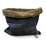 The Snuggle Cave – Premium Dog Blanket with Cave – Black/Olive - Image 7
