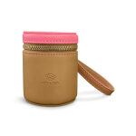 Walk Pouch 2 in 1 – Leckerlibeutel & Kotbeutelspender Pink/Beige
