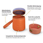 Walk Pouch 2 in 1 – Leckerlibeutel & Kotbeutelspender Lavendel/Sunset – Bild 3