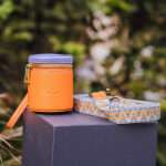Walk Pouch 2 in 1 – Leckerlibeutel & Kotbeutelspender Lavendel/Sunset – Bild 7